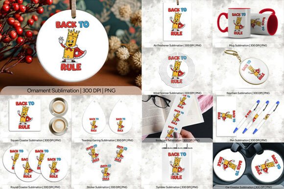 Back to Rule Cartoon School PNG Design: A Complete Guide to the 14-Product Bundle