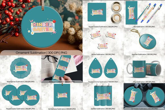 Kindergarten Pastel Sublimation Bundle