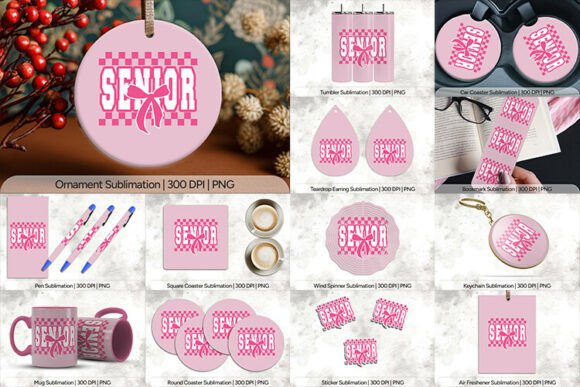 Senior Coquette Bow Sublimation Bundle