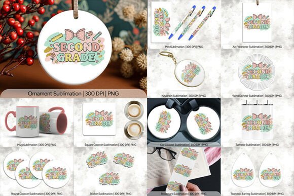 Transforming Classroom Memories: A Comprehensive Guide to the Second Grade Pastel Bow Sublimation PNG Collection
