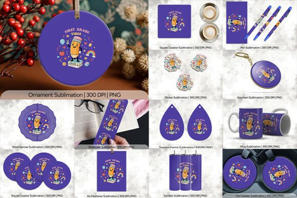 Unlocking Creativity with the First Grade Vibes Sublimation Bundle